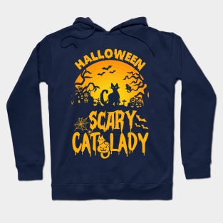 Halloween Cat Lady Hoodie